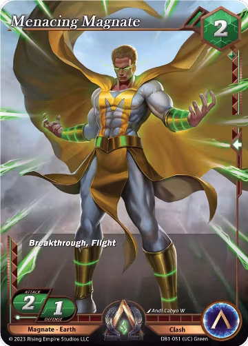 Menacing Magnate (DB1-051), Year of the Dragon — Alpha Clash card price