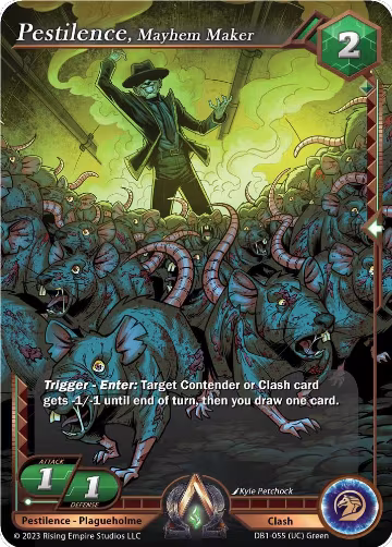 Pestilence, Mayhem Maker (DB1-055), Year of the Dragon — Alpha Clash card price