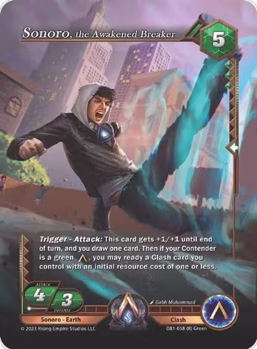 Sonoro, the Awakened Breaker (DB1-058), Year of the Dragon — Alpha Clash card price
