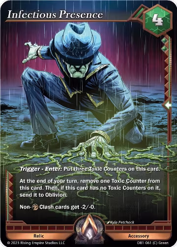 Infectious Presence (DB1-061), Year of the Dragon — Alpha Clash card price