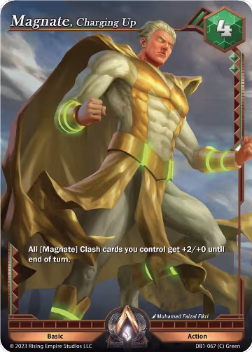 Magnate, Charging Up (DB1-067), Year of the Dragon — Alpha Clash card price