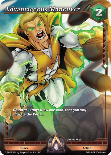 Advantageous Maneuver (DB1-071), Year of the Dragon — Alpha Clash card price