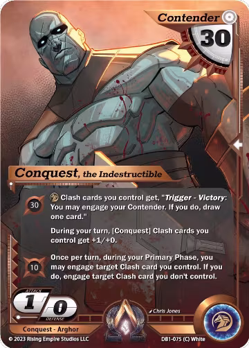 Conquest, the Indestructible (DB1-075), Year of the Dragon — Alpha Clash card price