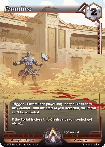 Frontline (DB1-076), Year of the Dragon — Alpha Clash card price