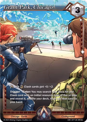 Grant Park, Chicago (DB1-077), Year of the Dragon — Alpha Clash card price