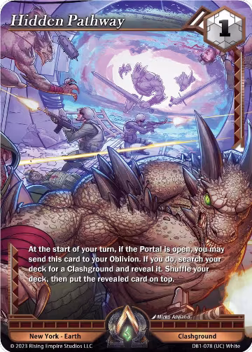 Hidden Pathway (DB1-078), Year of the Dragon — Alpha Clash card price