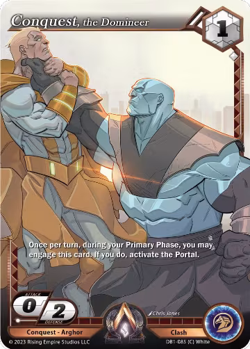 Conquest, the Domineer (DB1-085), Year of the Dragon — Alpha Clash card price