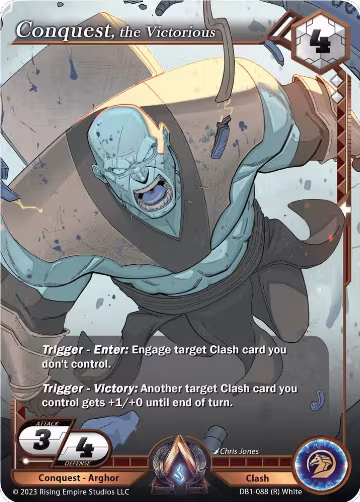 Conquest, the Victorious (DB1-088), Year of the Dragon — Alpha Clash card price