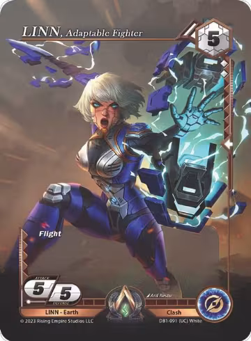 LINN, Adaptable Fighter (DB1-091), Year of the Dragon — Alpha Clash card price