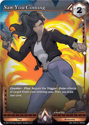 Saw You Coming (DB1-099), Year of the Dragon — Alpha Clash card price