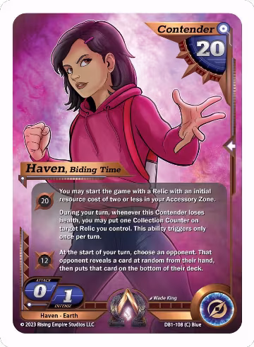 Haven, Biding Time (DB1-108), Year of the Dragon — Alpha Clash card price