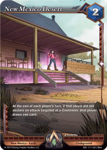 New Mexico Desert (DB1-111), Year of the Dragon — Alpha Clash card price