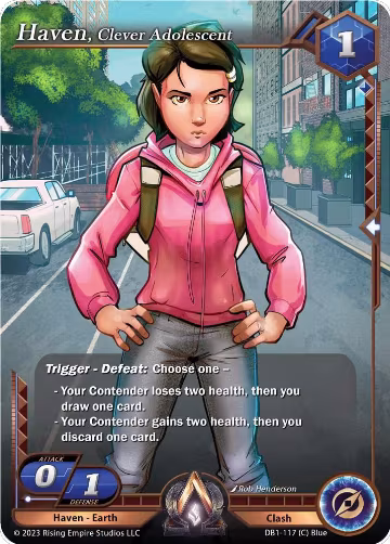 Haven, Clever Adolescent (DB1-117), Year of the Dragon — Alpha Clash card price