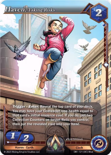 Haven, Taking Risks (DB1-121), Year of the Dragon — Alpha Clash card price