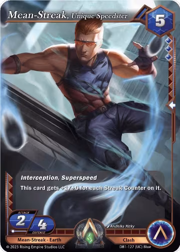 Mean-Streak, Unique Speedster (DB1-127), Year of the Dragon — Alpha Clash card price