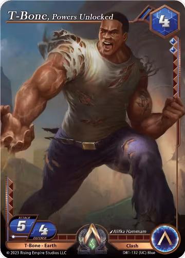 T-Bone, Powers Unlocked (DB1-132), Year of the Dragon — Alpha Clash card price