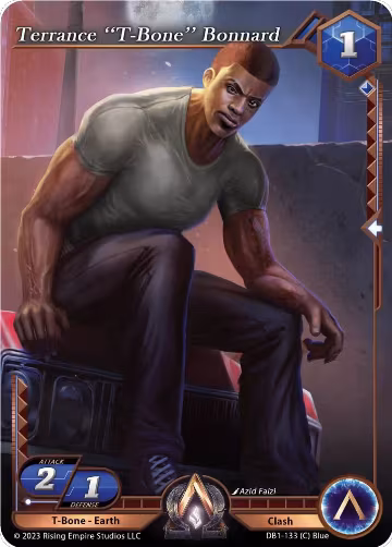 Terrance "T-Bone" Bonnard (DB1-133), Year of the Dragon — Alpha Clash card price
