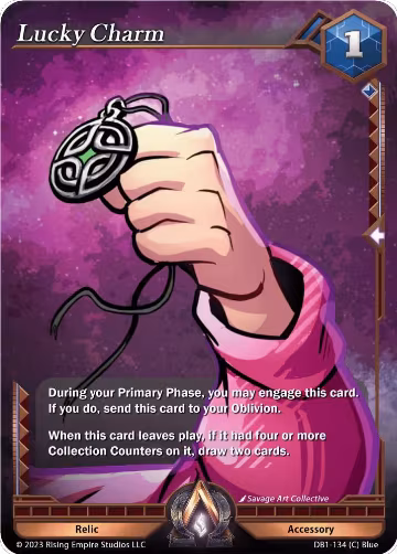Lucky Charm (DB1-134), Year of the Dragon — Alpha Clash card price