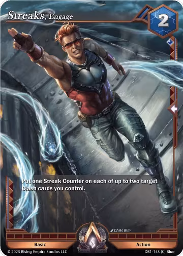 Streaks, Engage (DB1-143), Year of the Dragon — Alpha Clash card price