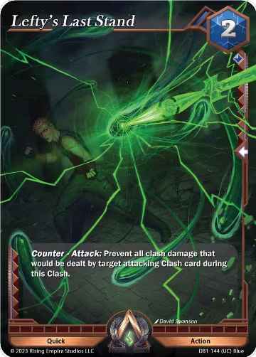 Lefty's Last Stand (DB1-144), Year of the Dragon — Alpha Clash card price