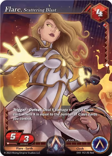 Flare, Scattering Blast (DB1-152), Year of the Dragon — Alpha Clash card price
