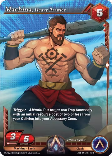 Machina, Heavy Brawler (DB1-155), Year of the Dragon — Alpha Clash card price