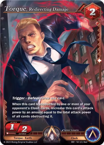 Torque, Redirecting Damage (DB1-161), Year of the Dragon — Alpha Clash card price