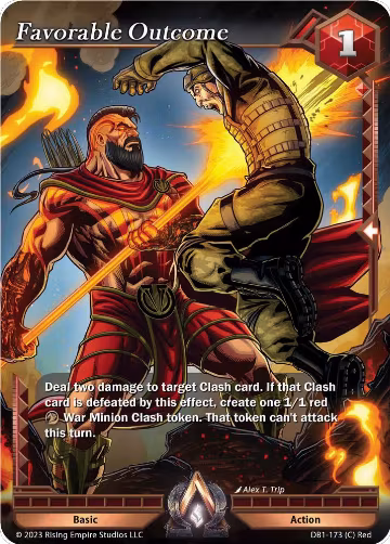 Favorable Outcome (DB1-173), Year of the Dragon — Alpha Clash card price