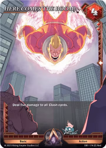 HERE COMES THE BOOM! (DB1-174), Year of the Dragon — Alpha Clash card price