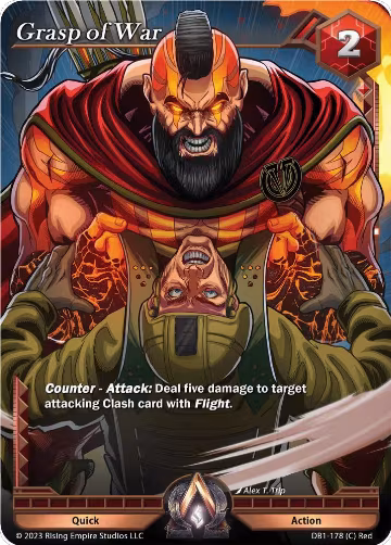 Grasp of War (DB1-178), Year of the Dragon — Alpha Clash card price