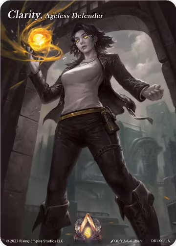 Clarity, Ageless Defender (Iconic Art) (DB1-005 IA), Year of the Dragon — Alpha Clash card price