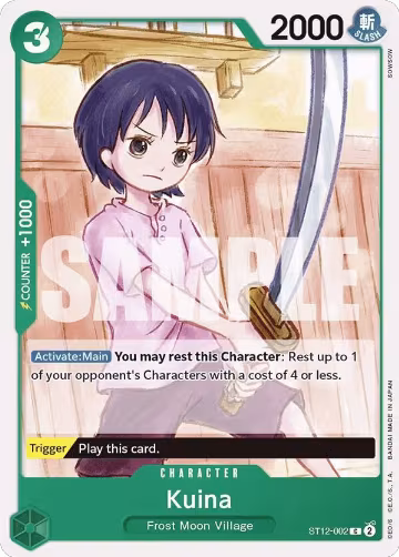 Kuina (ST12-002), ST-12: Starter Deck 12 Zoro and Sanji — One Piece card price