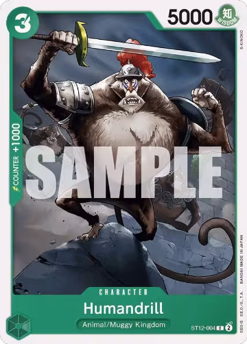 Humandrill (ST12-004), ST-12: Starter Deck 12 Zoro and Sanji — One Piece card price