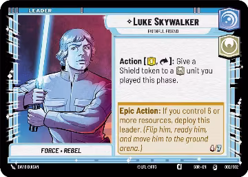 Luke Skywalker - Faithful Friend (002/002) — card price
