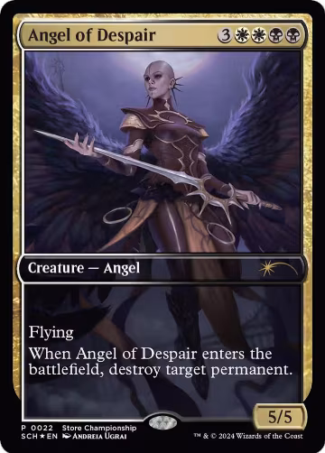 Angel of Despair (22), Game Day & Store Championship Promos — Magic card price