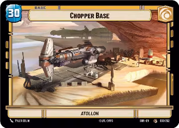 Chopper Base // Experience (30 // T01), Spark of Rebellion — Star Wars card price