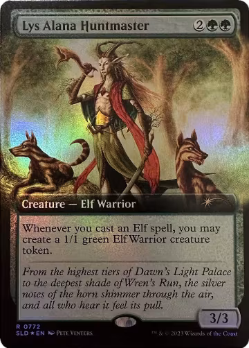 Lys Alana Huntmaster (Extended Art) (772), Secret Lair Drop Series — Magic card price