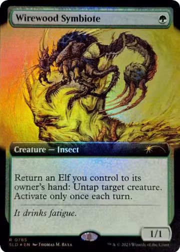 Wirewood Symbiote (Extended Art) (785), Secret Lair Drop Series — Magic card price