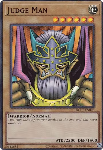 Judge Man (KC01-EN006), 25th Anniversary Ultimate Kaiba Set — Yu-Gi-Oh! card price