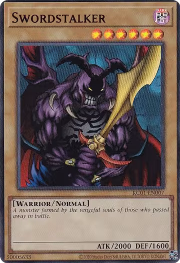 Swordstalker (KC01-EN007), 25th Anniversary Ultimate Kaiba Set — Yu-Gi-Oh! card price
