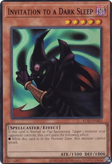 Invitation to a Dark Sleep (KC01-EN025), 25th Anniversary Ultimate Kaiba Set — Yu-Gi-Oh! card price