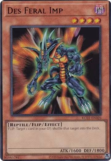 Des Feral Imp (KC01-EN026), 25th Anniversary Ultimate Kaiba Set — Yu-Gi-Oh! card price