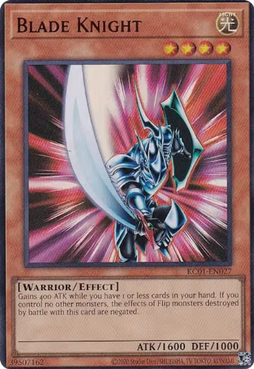 Blade Knight (KC01-EN027), 25th Anniversary Ultimate Kaiba Set — Yu-Gi-Oh! card price