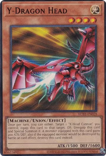 Y-Dragon Head (KC01-EN028), 25th Anniversary Ultimate Kaiba Set — Yu-Gi-Oh! card price