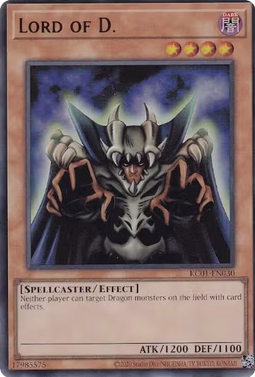 Lord of D. (KC01-EN030), 25th Anniversary Ultimate Kaiba Set — Yu-Gi-Oh! card price