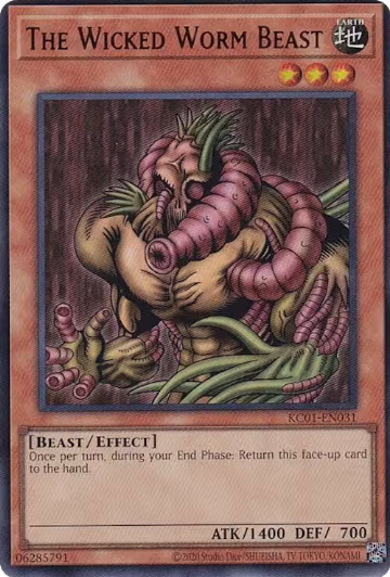 The Wicked Worm Beast (KC01-EN031), 25th Anniversary Ultimate Kaiba Set — Yu-Gi-Oh! card price