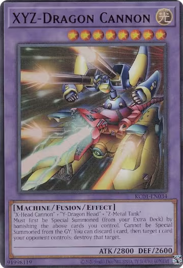 XYZ-Dragon Cannon (Japanese Artwork) (KC01-EN034), 25th Anniversary Ultimate Kaiba Set — Yu-Gi-Oh! card price