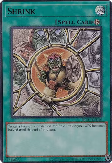 Shrink (KC01-EN048), 25th Anniversary Ultimate Kaiba Set — Yu-Gi-Oh! card price