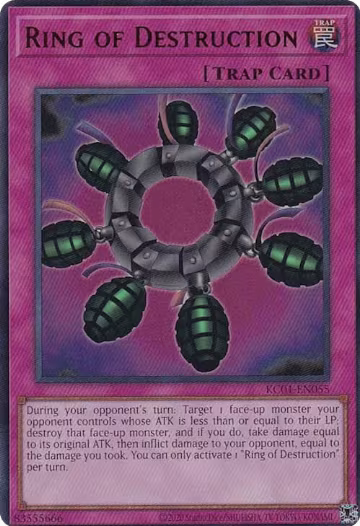 Ring of Destruction (Japanese Artwork) (KC01-EN055), 25th Anniversary Ultimate Kaiba Set — Yu-Gi-Oh! card price