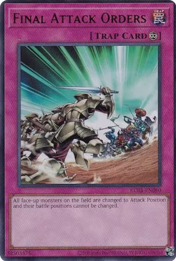 Final Attack Orders (KC01-EN060), 25th Anniversary Ultimate Kaiba Set — Yu-Gi-Oh! card price